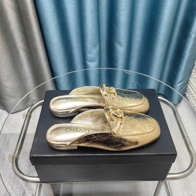 Ch*el leather shoes